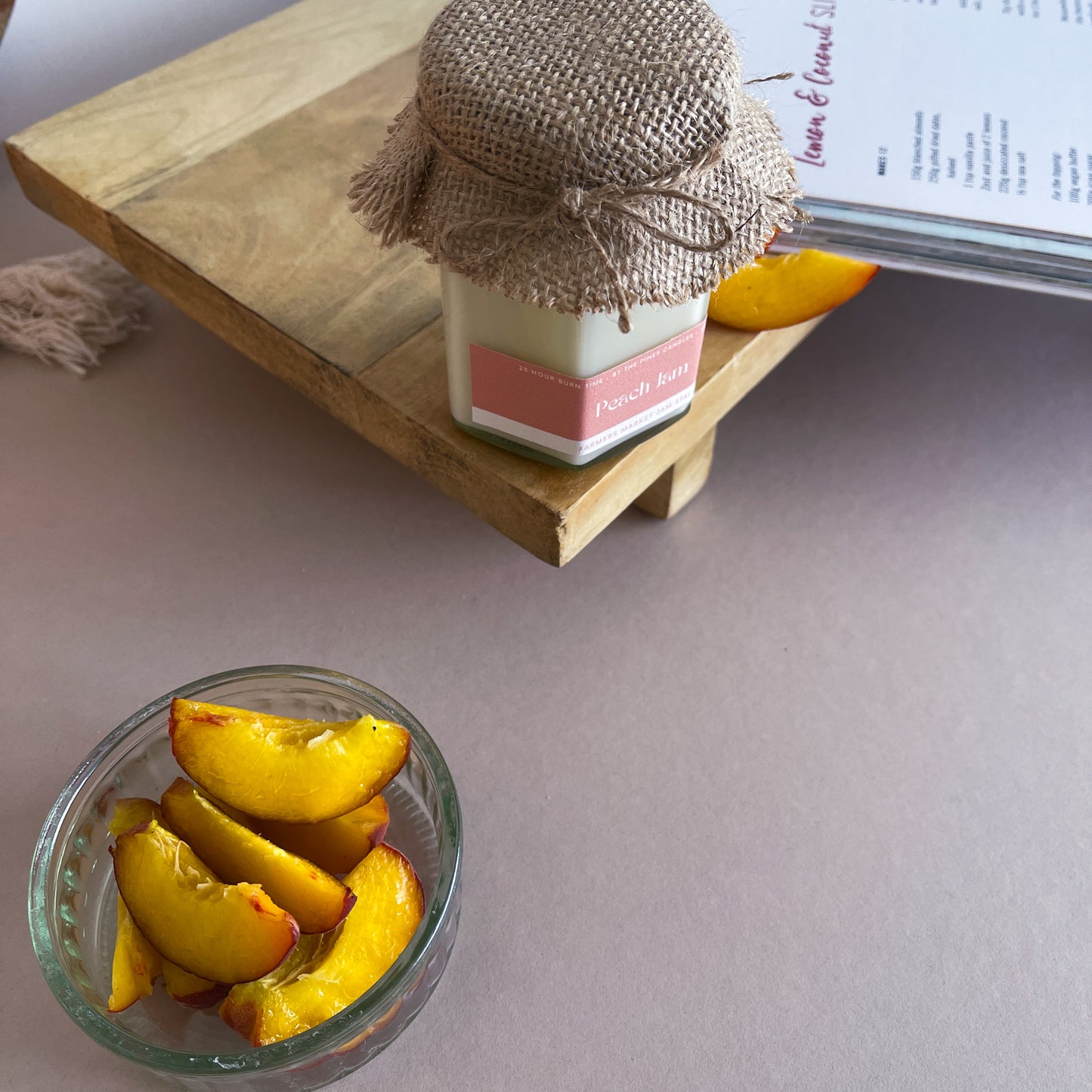 Farmers Market Peach Jam Candle