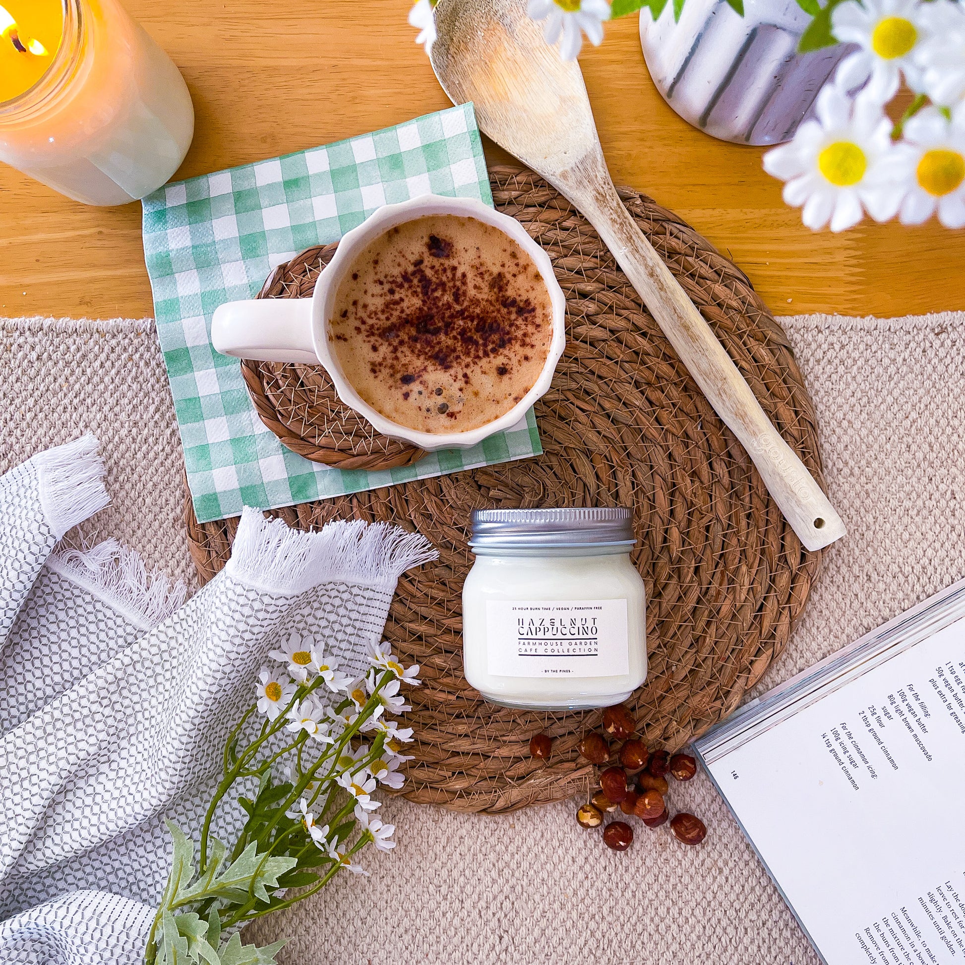 Farmhouse Hazelnut Cappuccino Candle