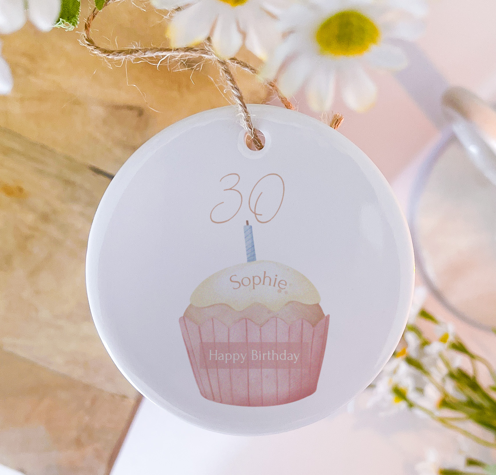Birthday Cake Age Ceramic