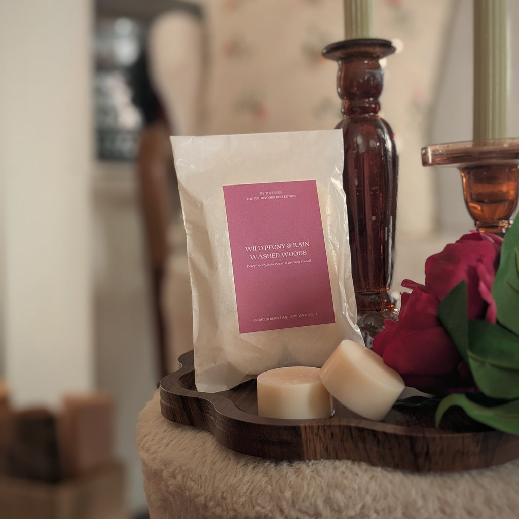 Wild Peony & Rain Washed Woods Wax Melt