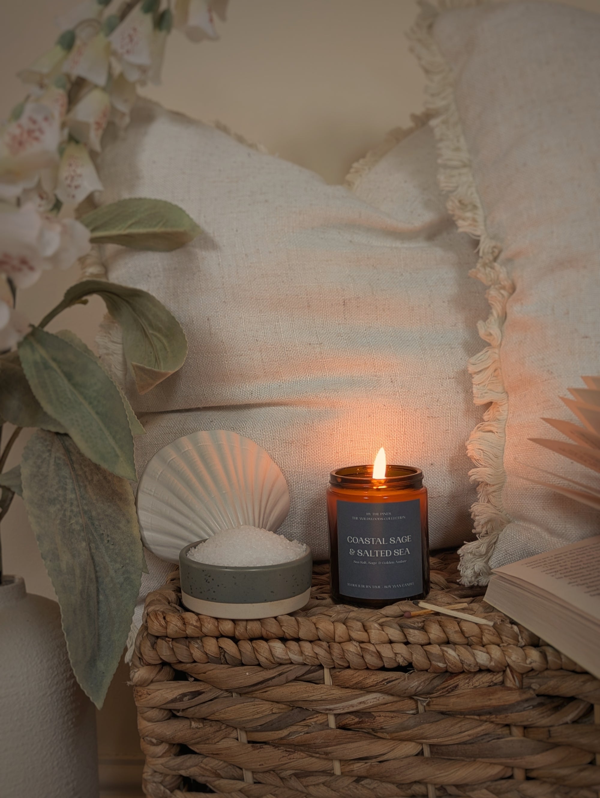 Coastal Sage & Salted Sea Candle