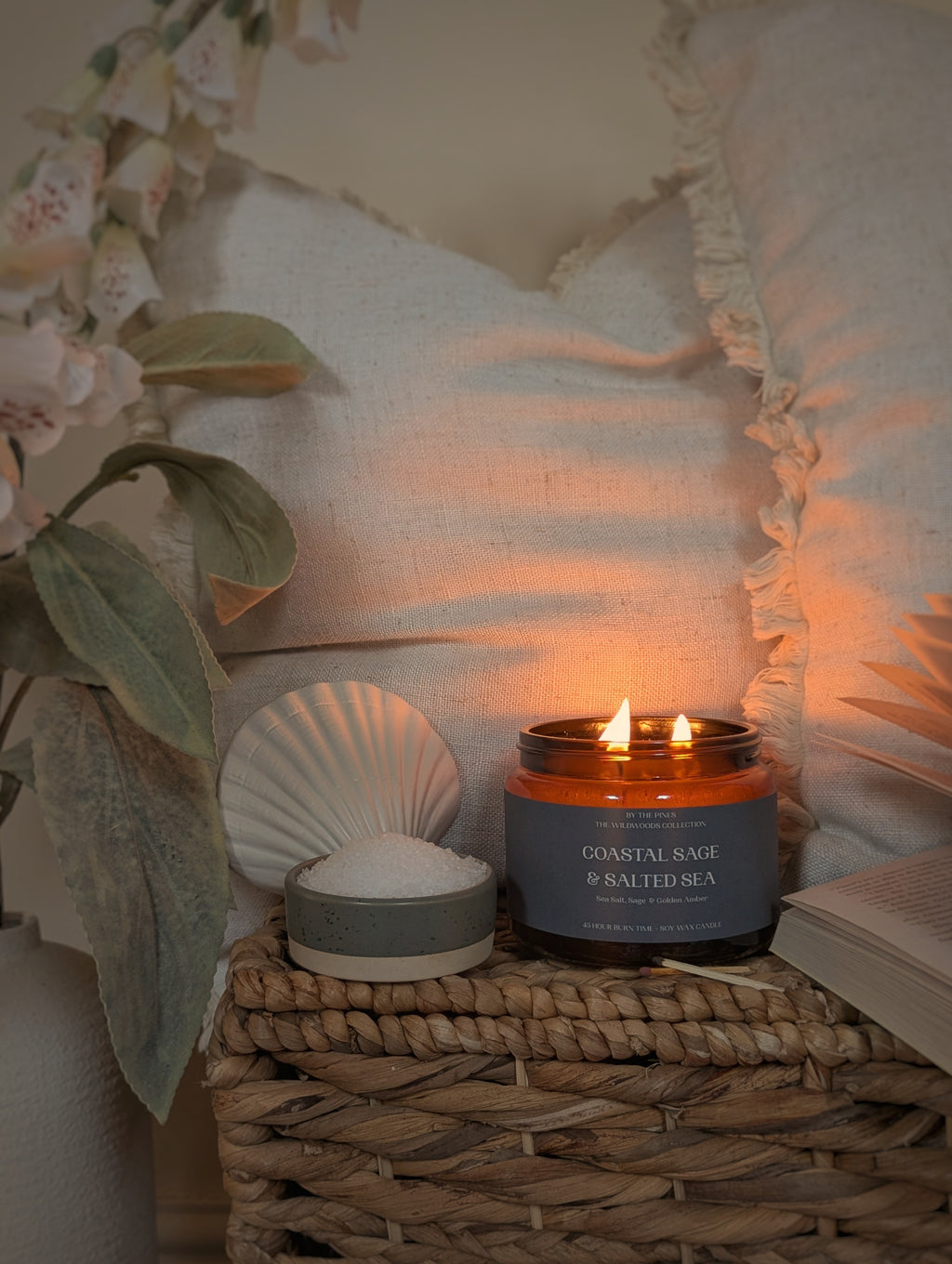 Coastal Sage & Salted Sea Candle