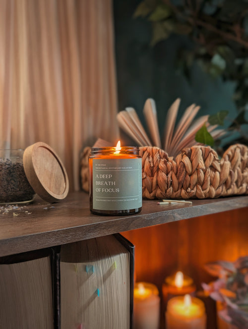 A Deep Breath of Focus Essential Oils Candle