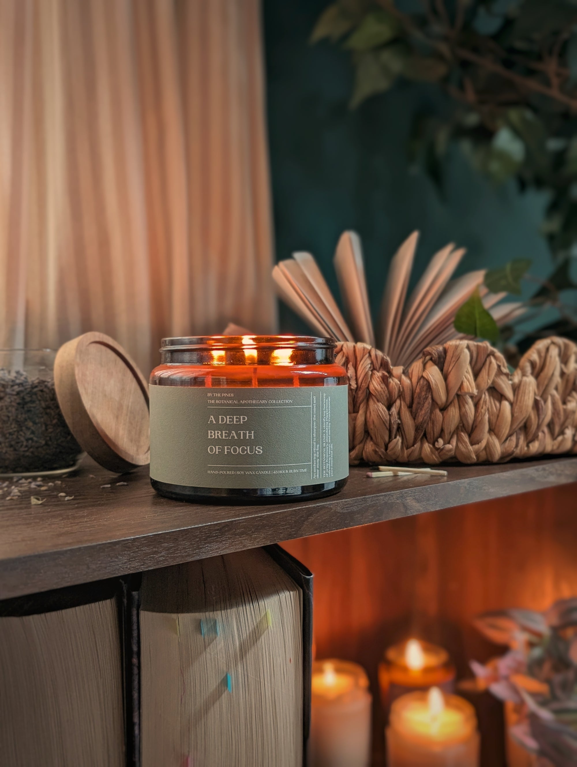 A Deep Breath of Focus Essential Oils Candle
