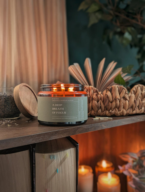 A Deep Breath of Focus Essential Oils Candle