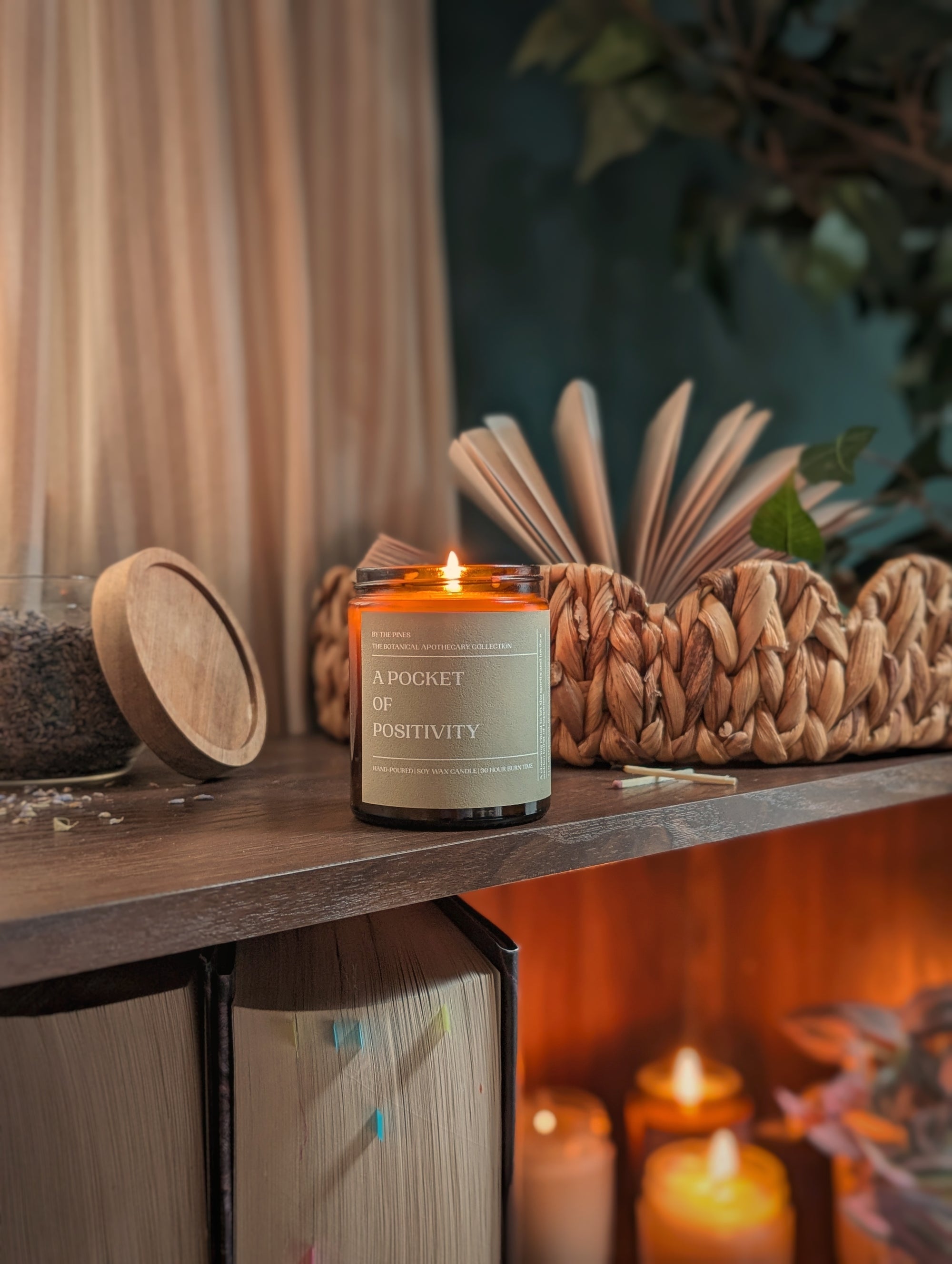 A Pocket of Positivity Essential Oils Candle 150g