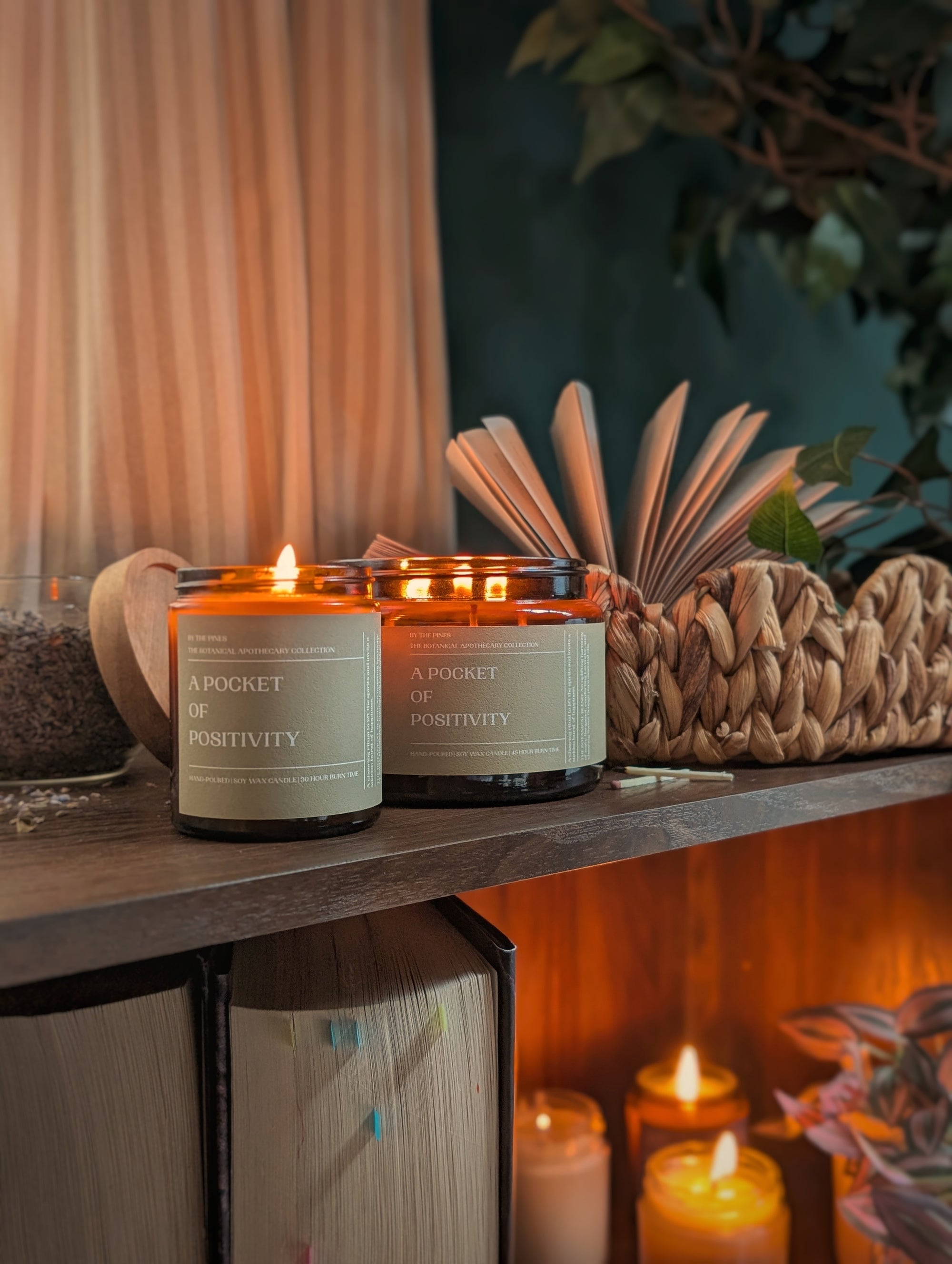 A Pocket of Positivity Essential Oils Candle