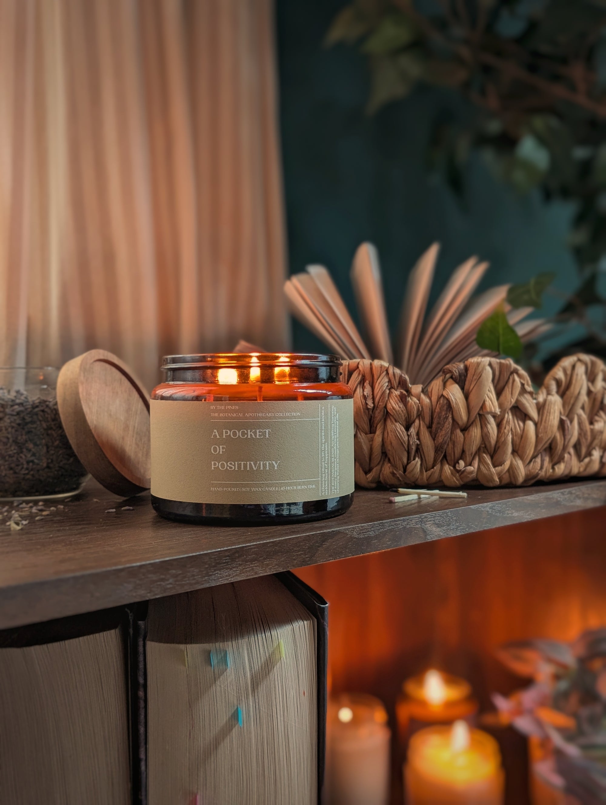 A Pocket of Positivity Essential Oils Candle
