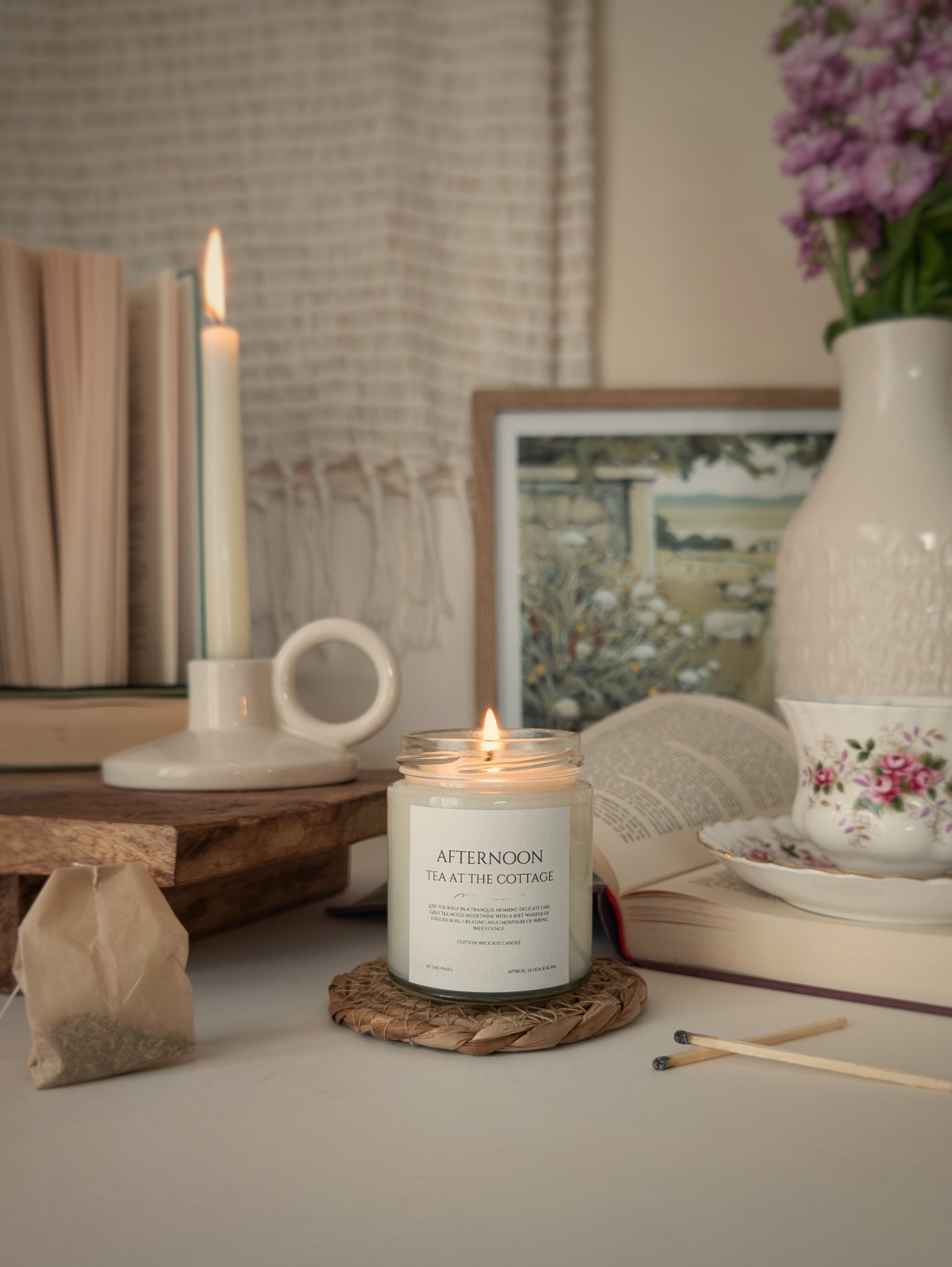 Afternoon Tea At The Cottage Candle