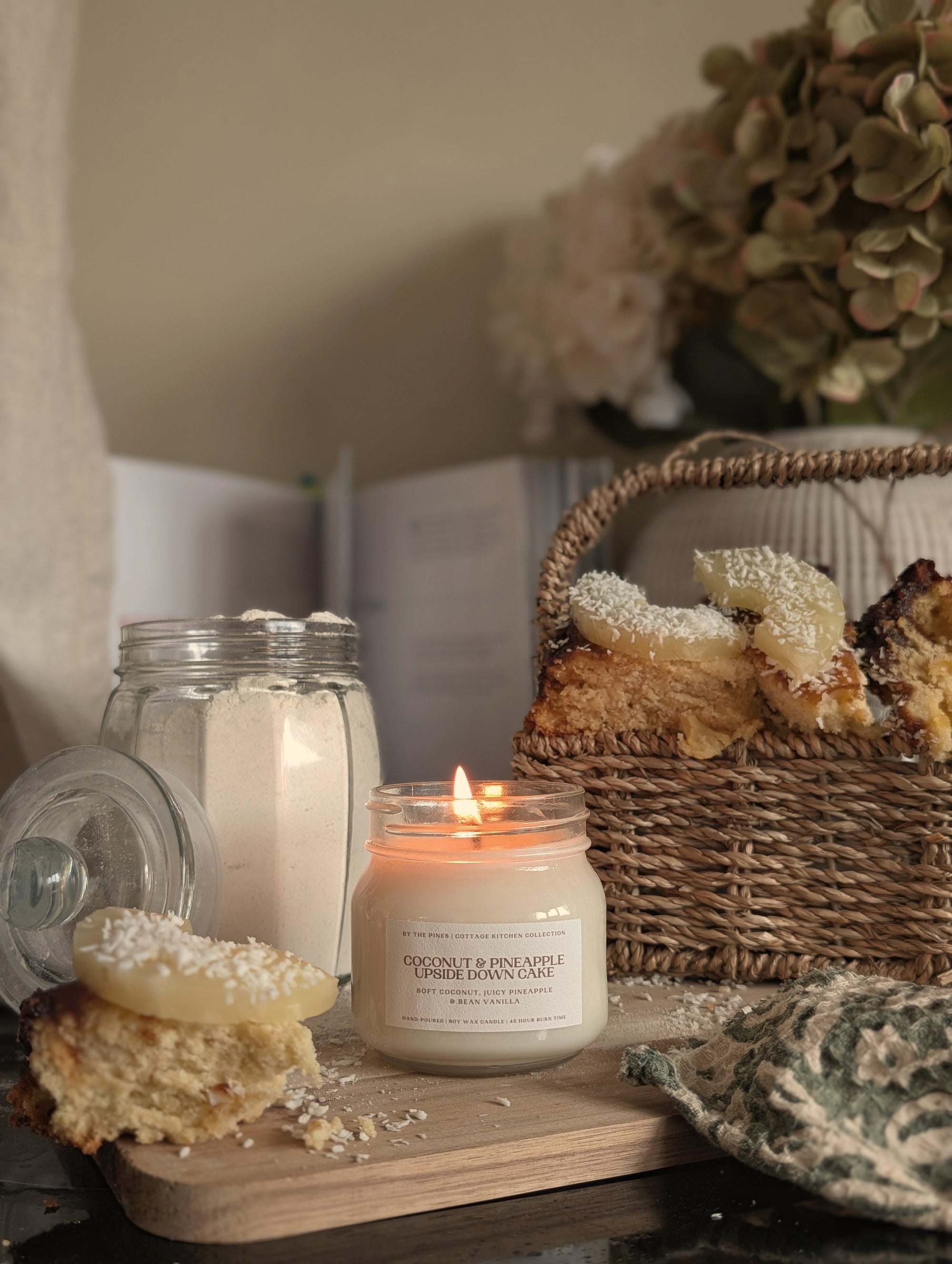Coconut & Pineapple Upside Down Cake Candle