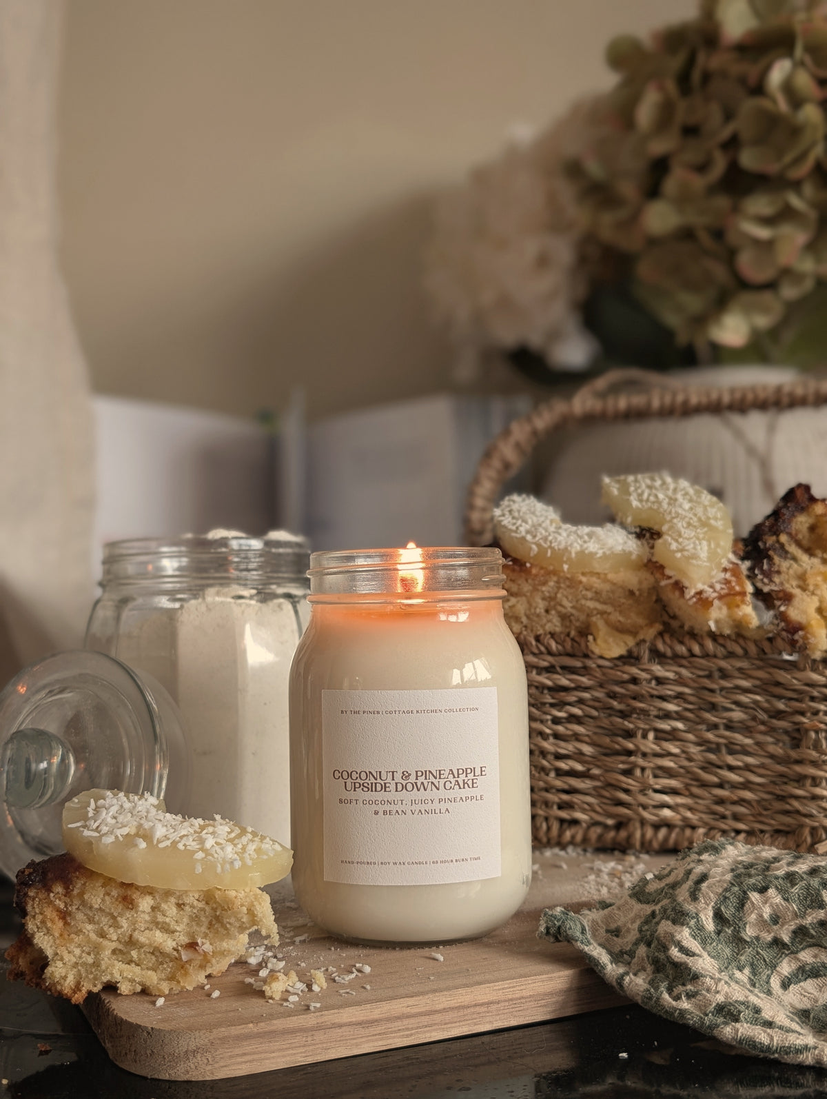 Coconut & Pineapple Upside Down Cake Candle