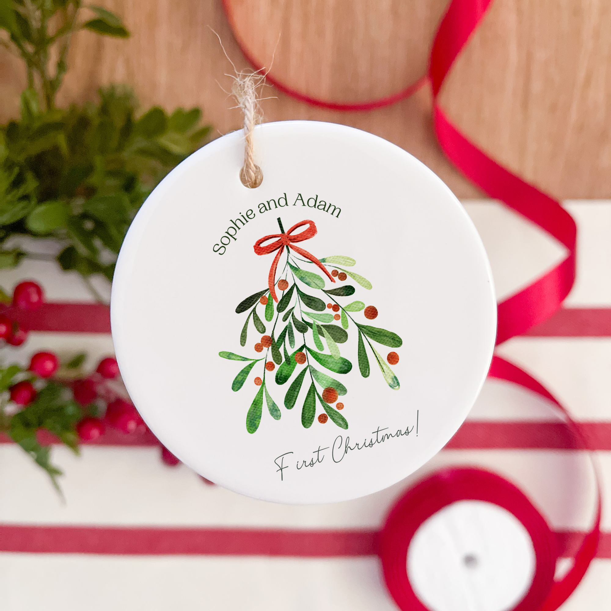 1st Couple's Christmas Ceramic