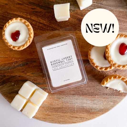 Farmhouse Rustic Cherry Bakewell Tart Wax Melt 90g