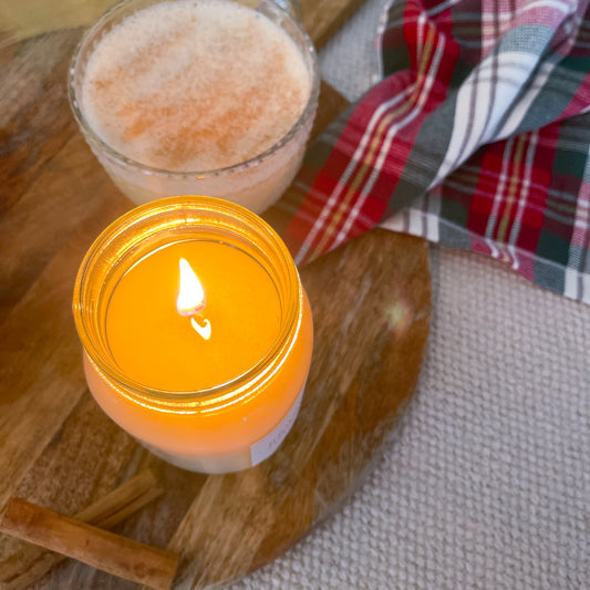 Festive Farmhouse Grandma's Gingersnap Eggnog Candle 200g