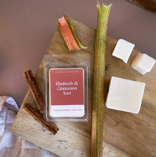 Farmers Market Rhubarb & Cinnamon Wax Melt 90g