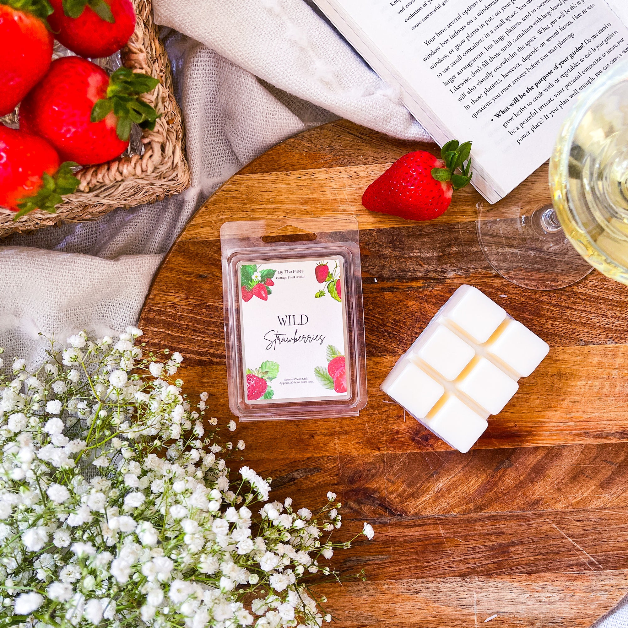 Wild Strawberries Cottage Fruit Basket Wax Melt