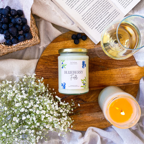 Blueberry Fields Cottage Fruit Basket Candle