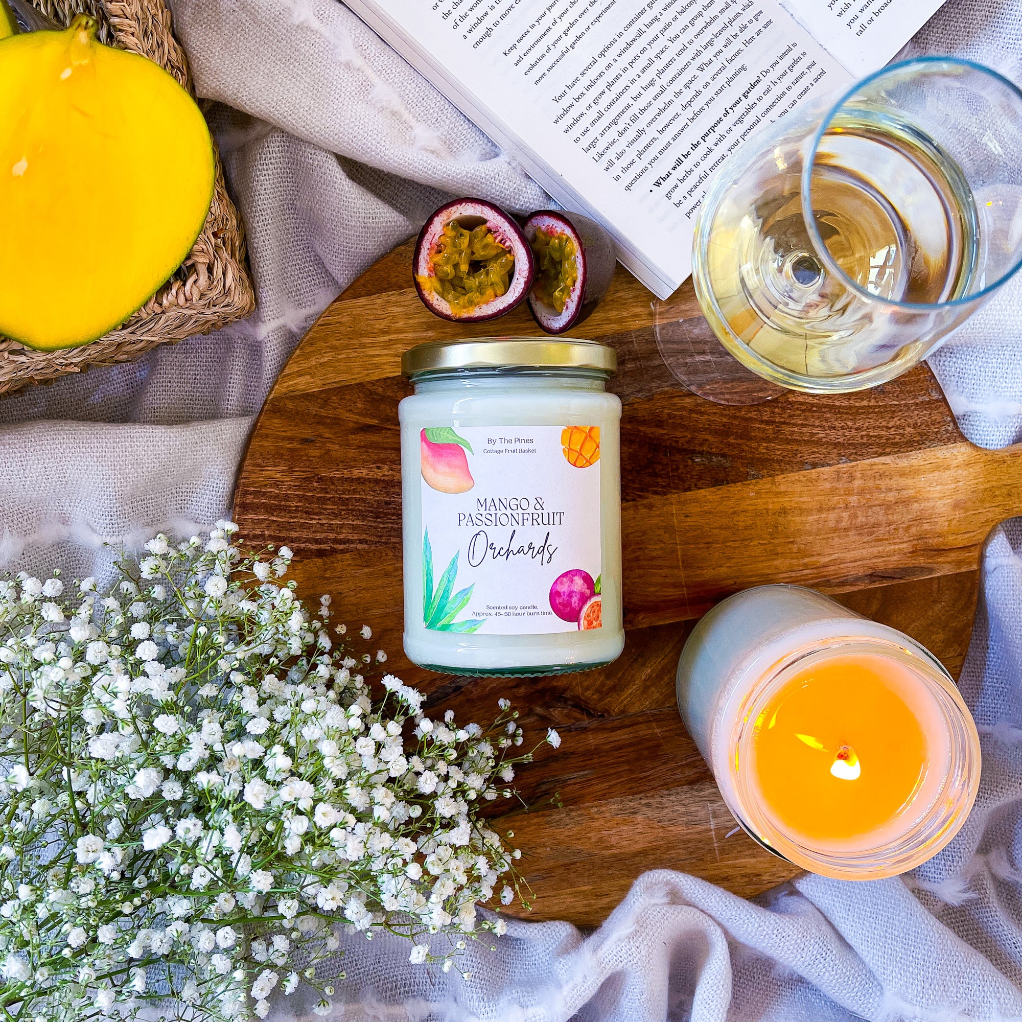 Mango & Passionfruit Orchards Cottage Fruit Basket Candle