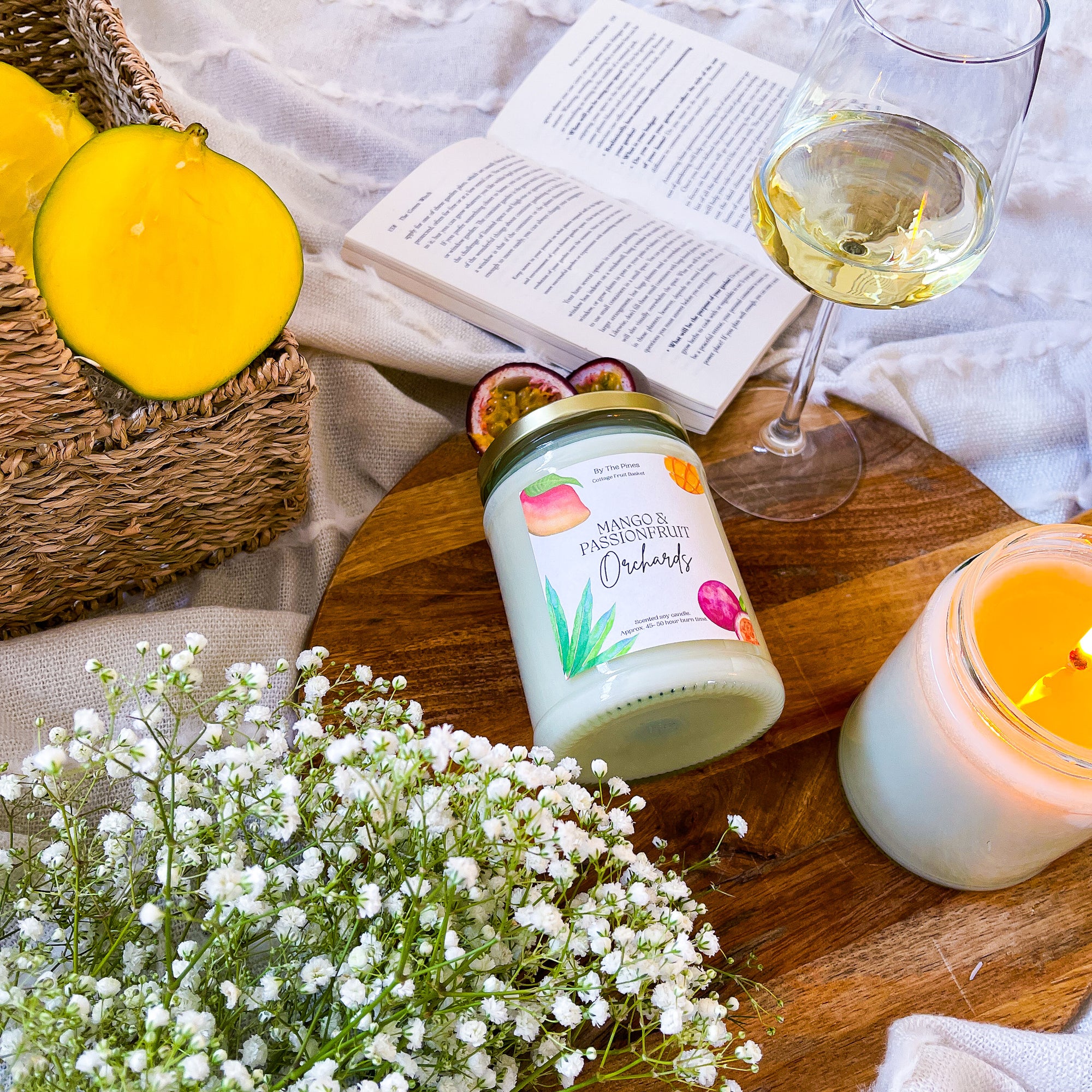 Mango & Passionfruit Orchards Cottage Fruit Basket Candle