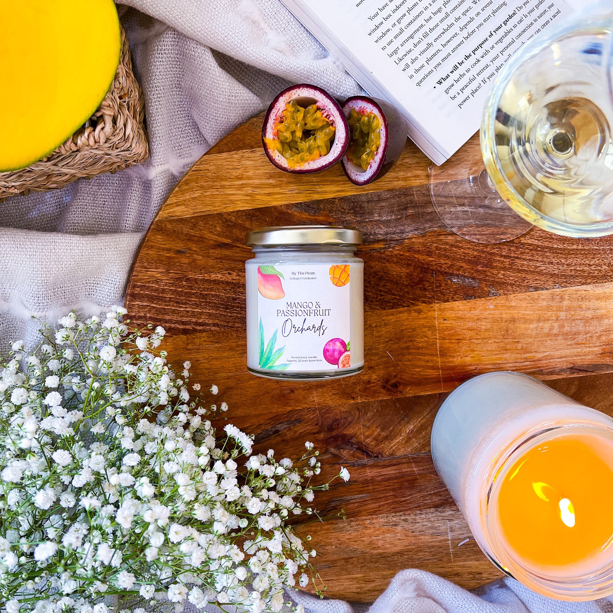 Mango & Passionfruit Orchards Cottage Fruit Basket Candle