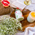 Grapefruit Burst Cottage Fruit Basket Candle