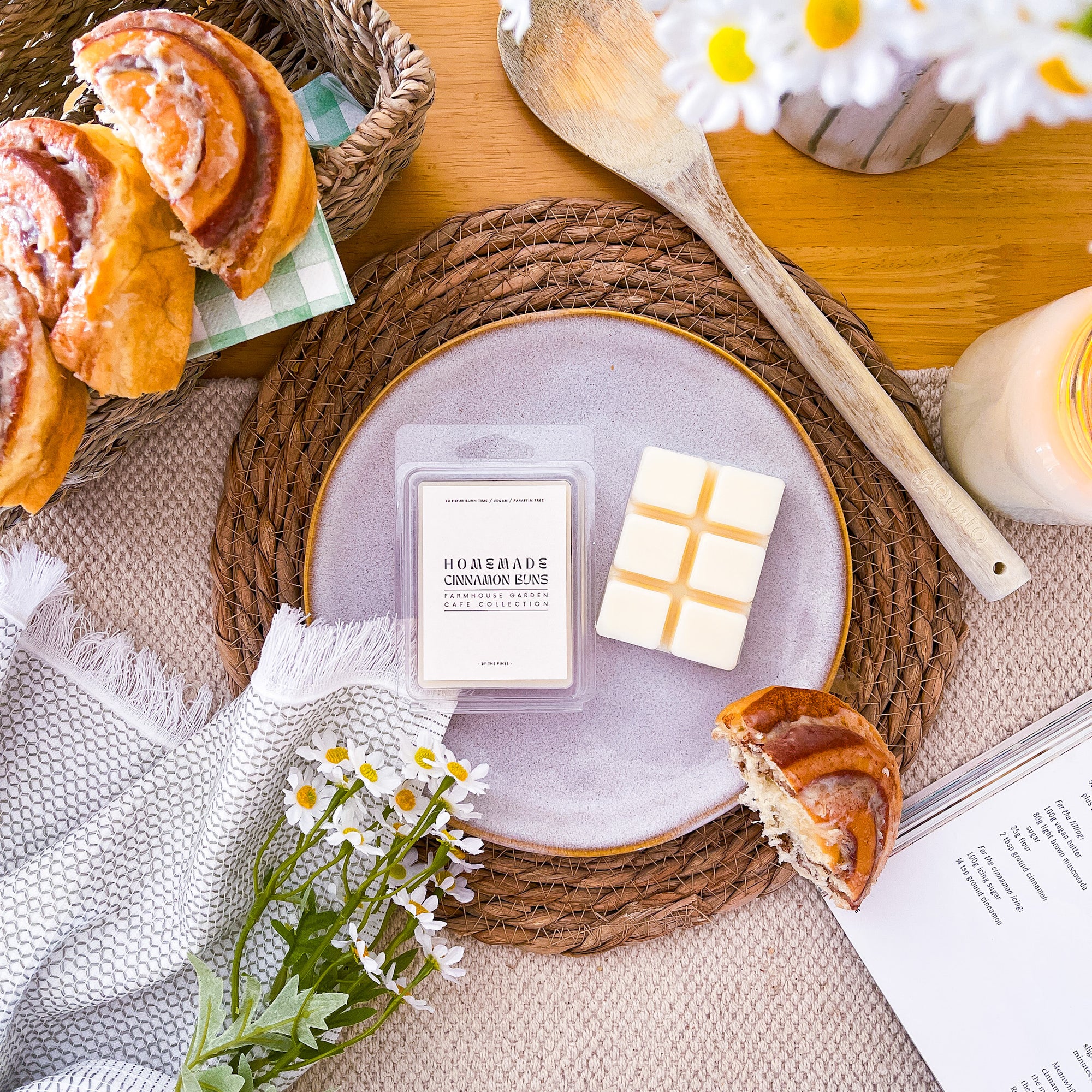 Farmhouse Homemade Cinnamon Bun Wax Melt 90g