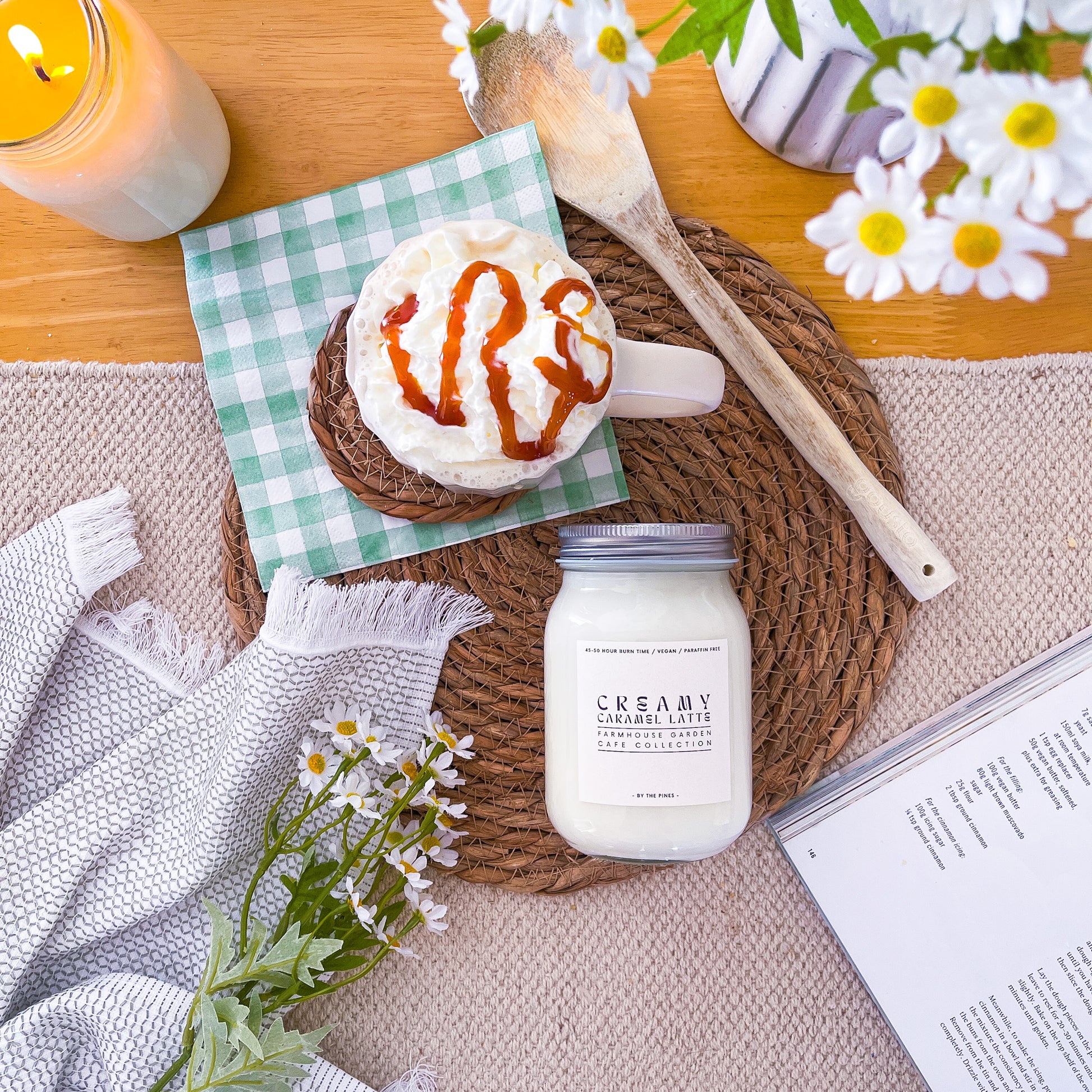 Farmhouse Creamy Caramel Latte Candle