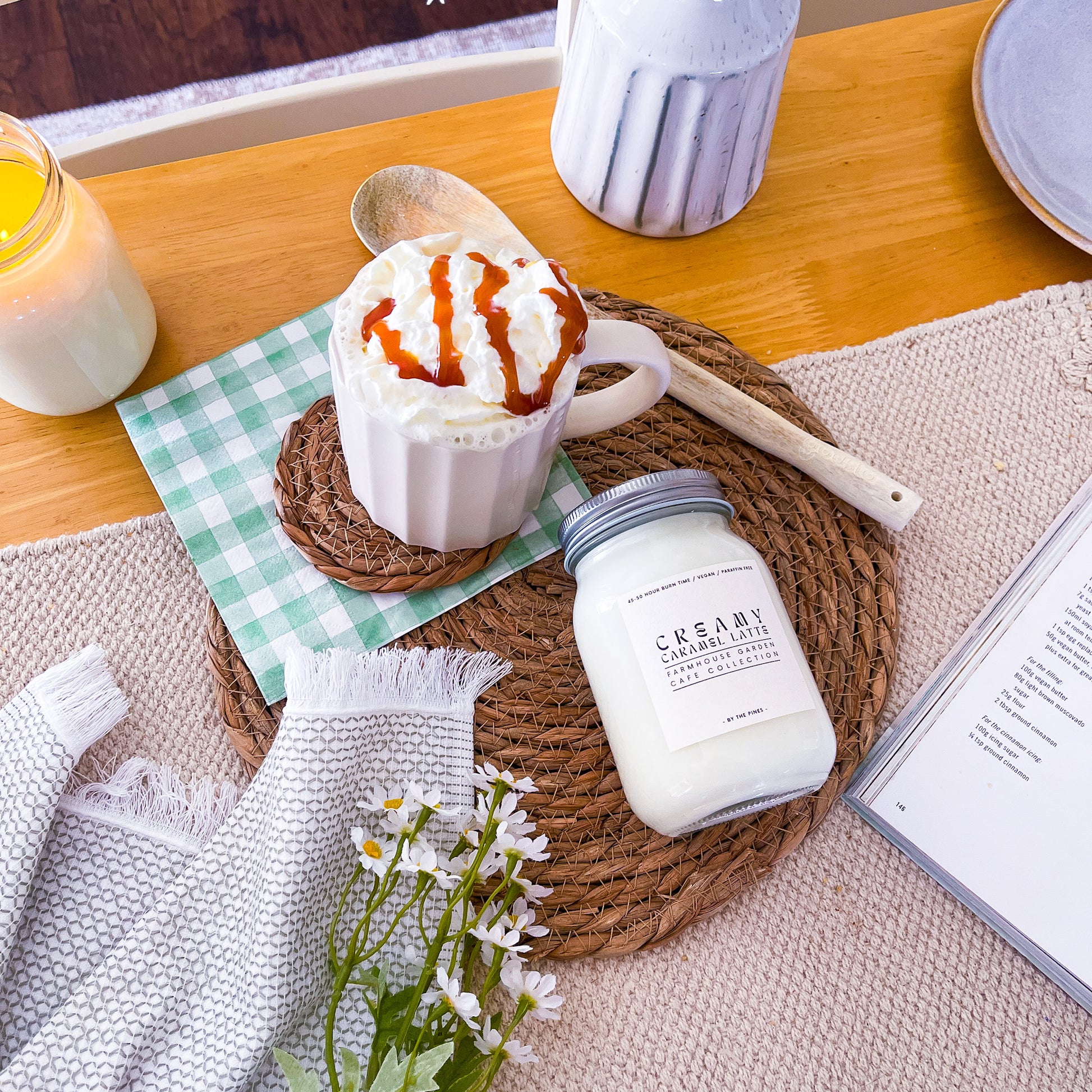 Farmhouse Creamy Caramel Latte Candle