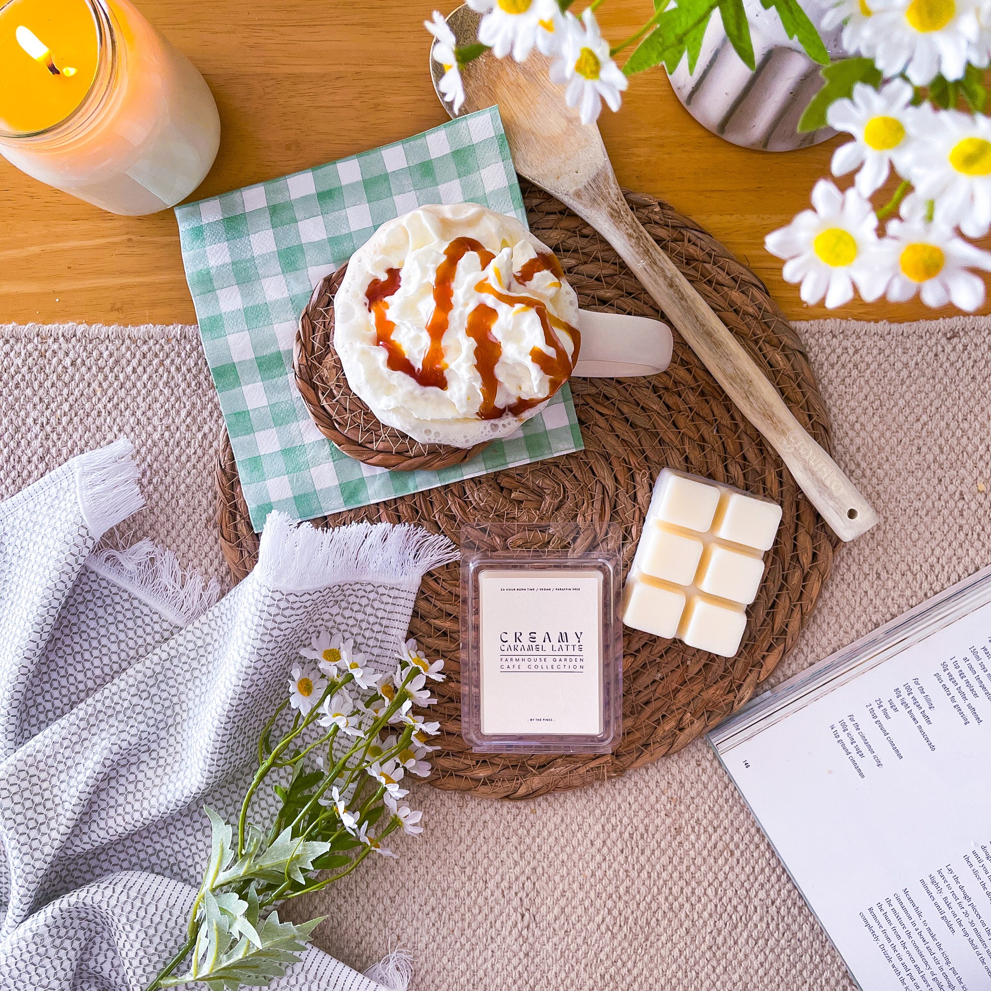 Farmhouse Creamy Caramel Latte Wax Melt 90g