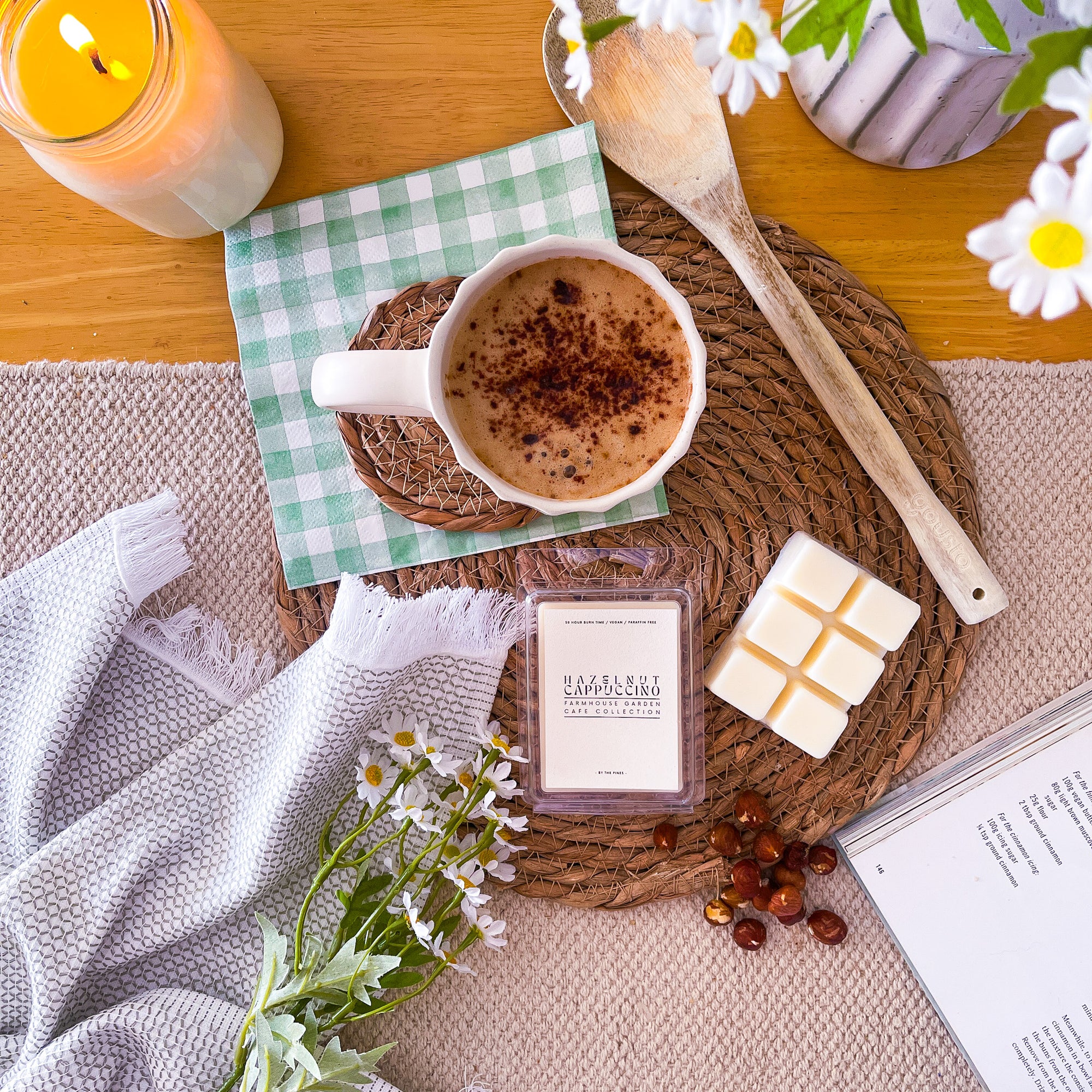 Farmhouse Hazelnut Cappuccino Wax Melt 90g