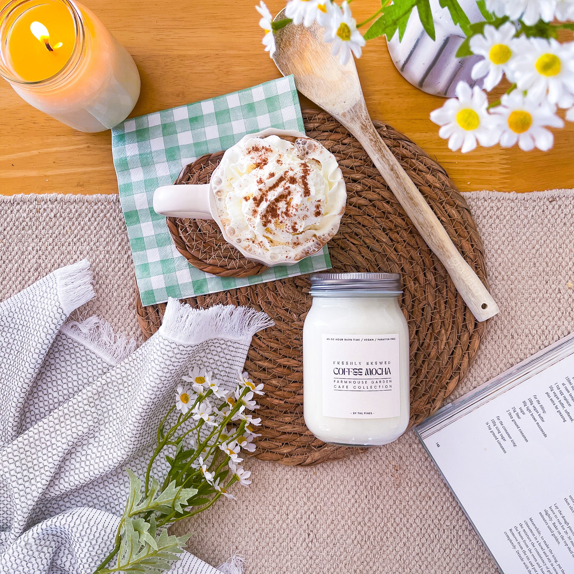Farmhouse Freshly Brewed Coffee Mocha Candle