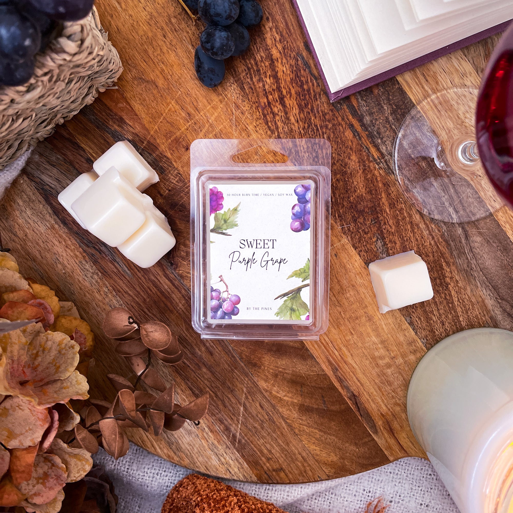 Sweet Purple Grape Cottage Fruit Basket Wax Melt