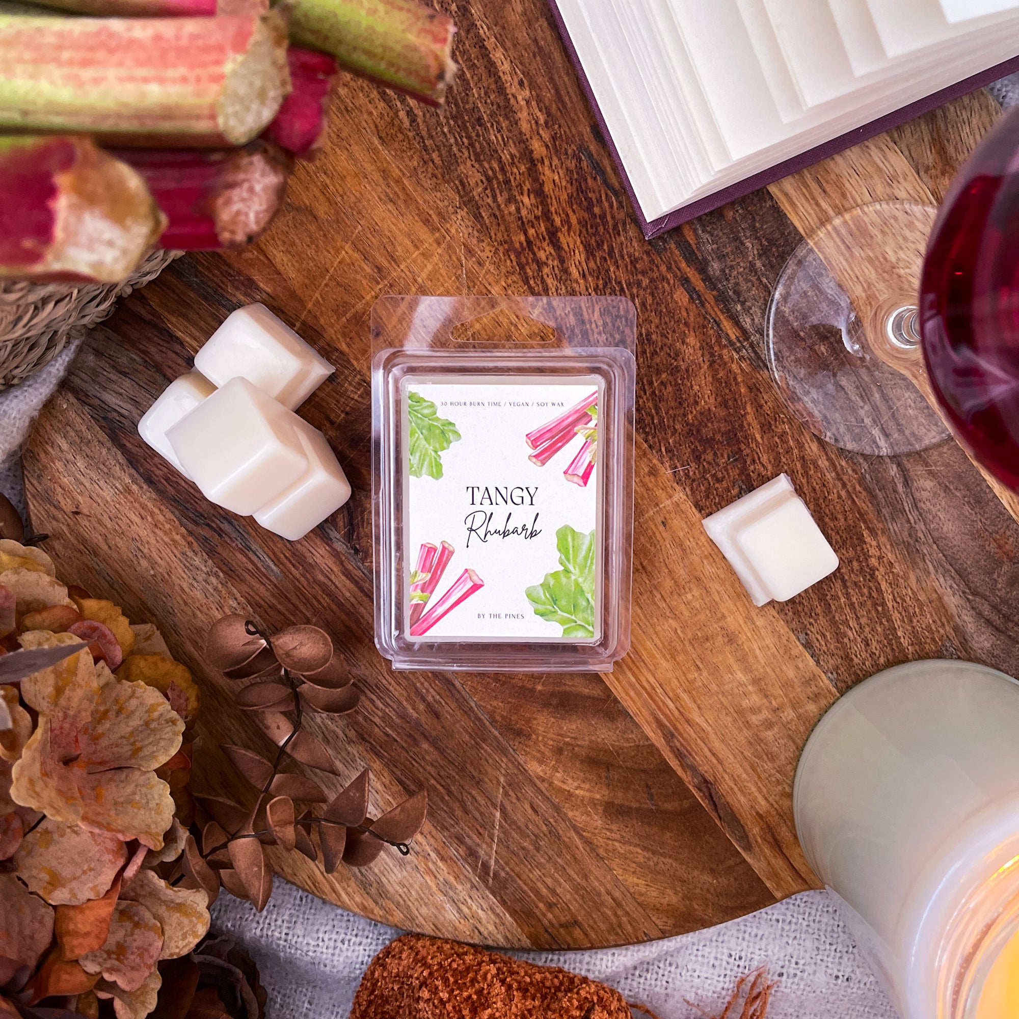Tangy Rhubarb Cottage Fruit Basket Wax Melt
