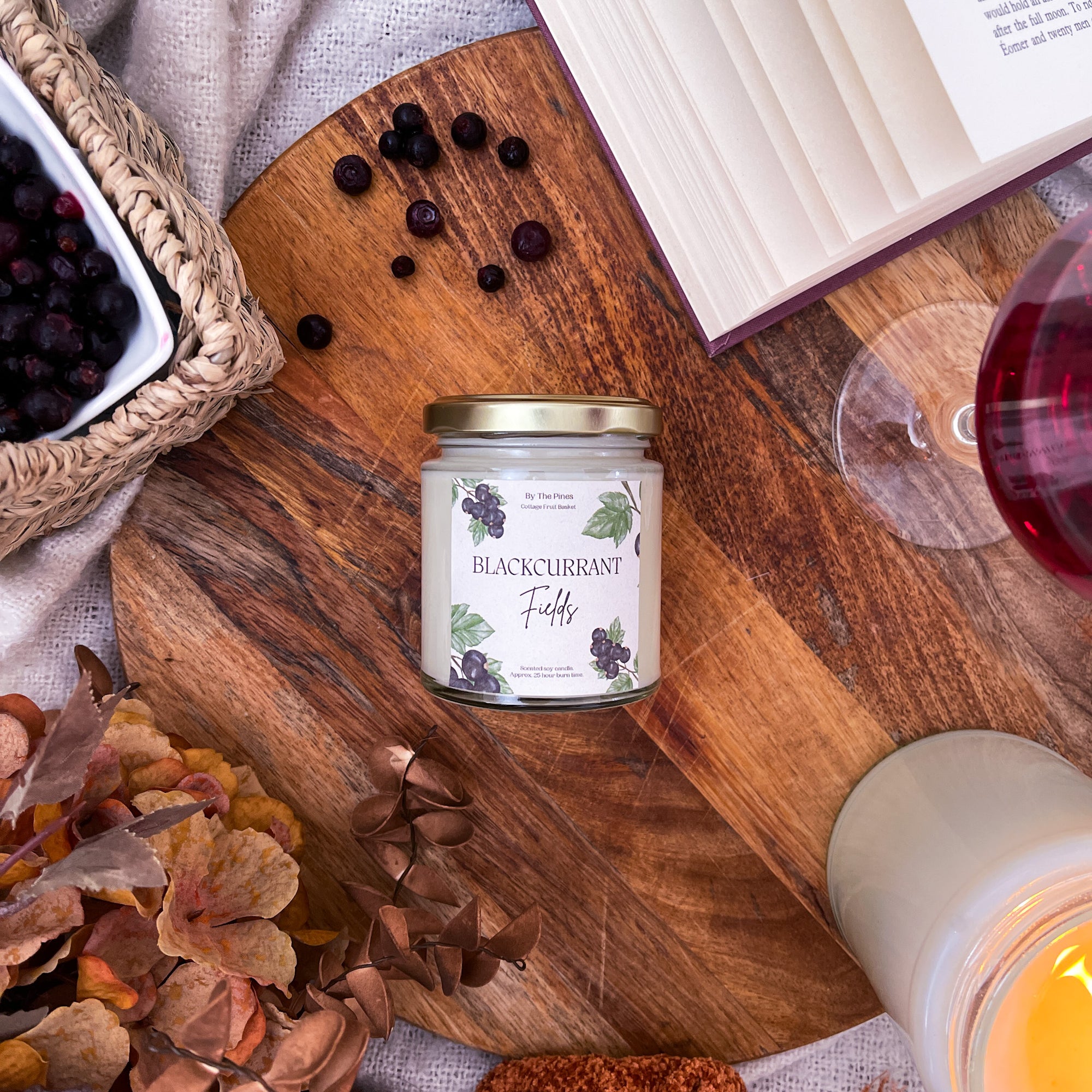 Blackcurrant Fields Cottage Fruit Basket Candle 150g