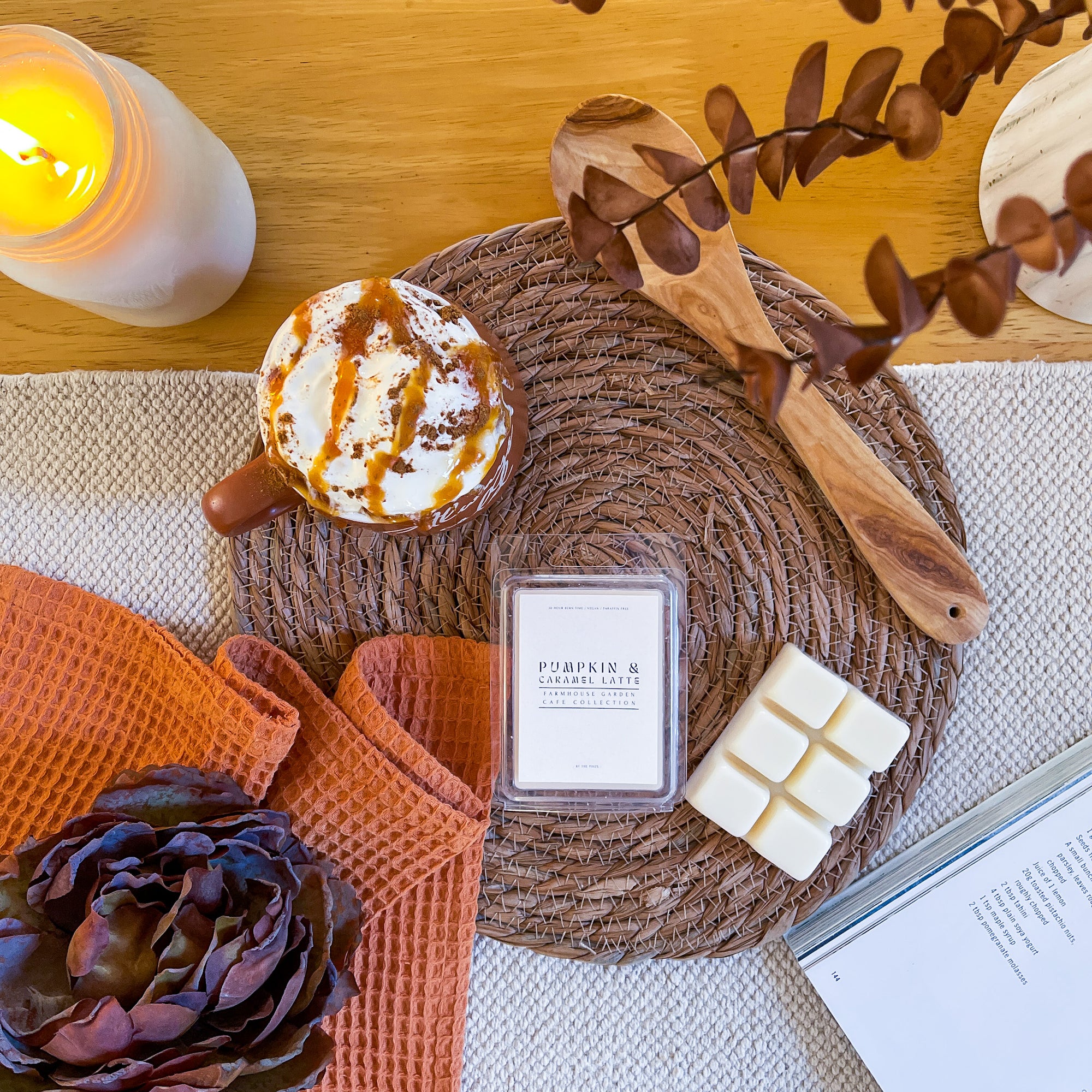Pumpkin & Caramel Latte Farmhouse Wax Melt