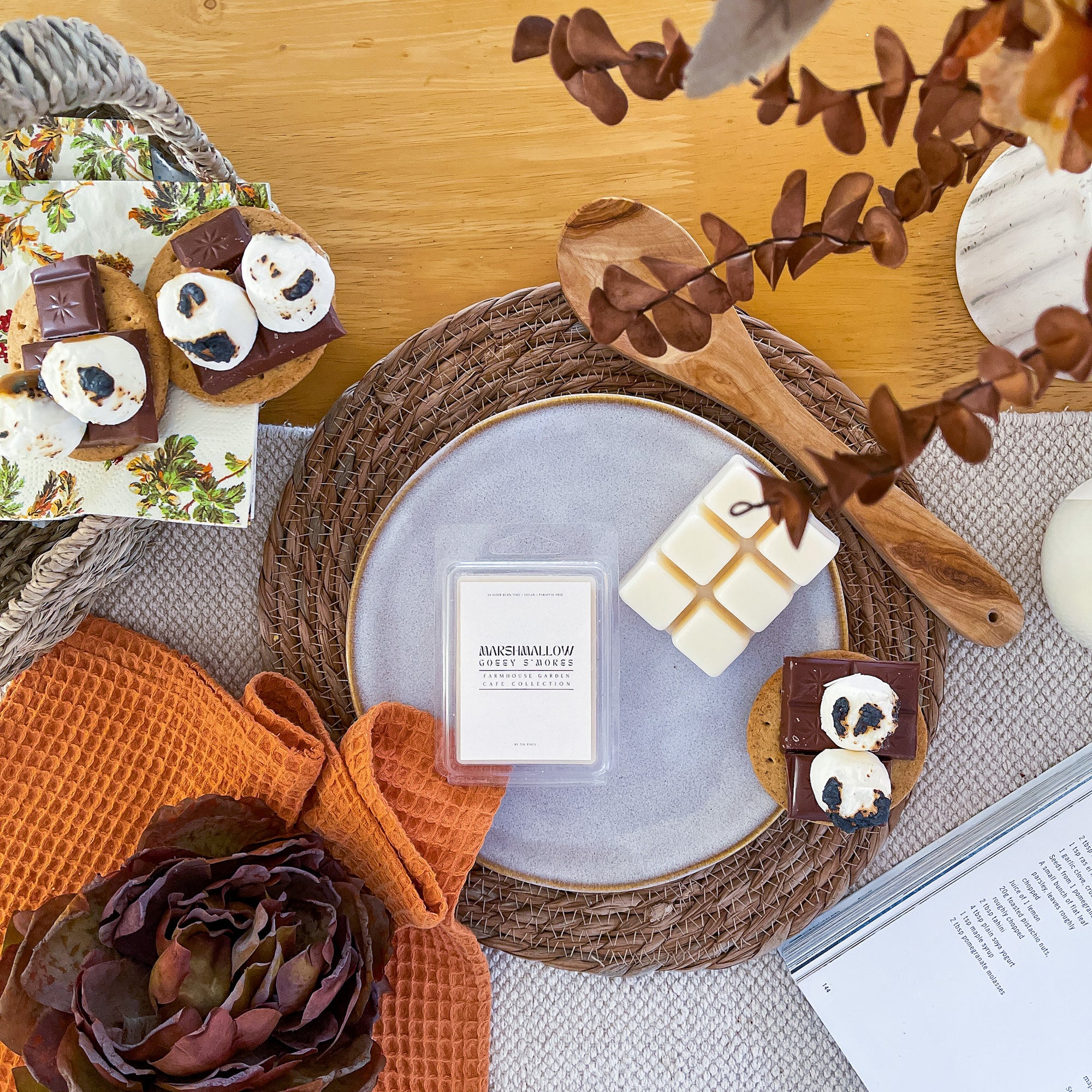 Marshmallow Goeey S'mores Farmhouse Wax Melt
