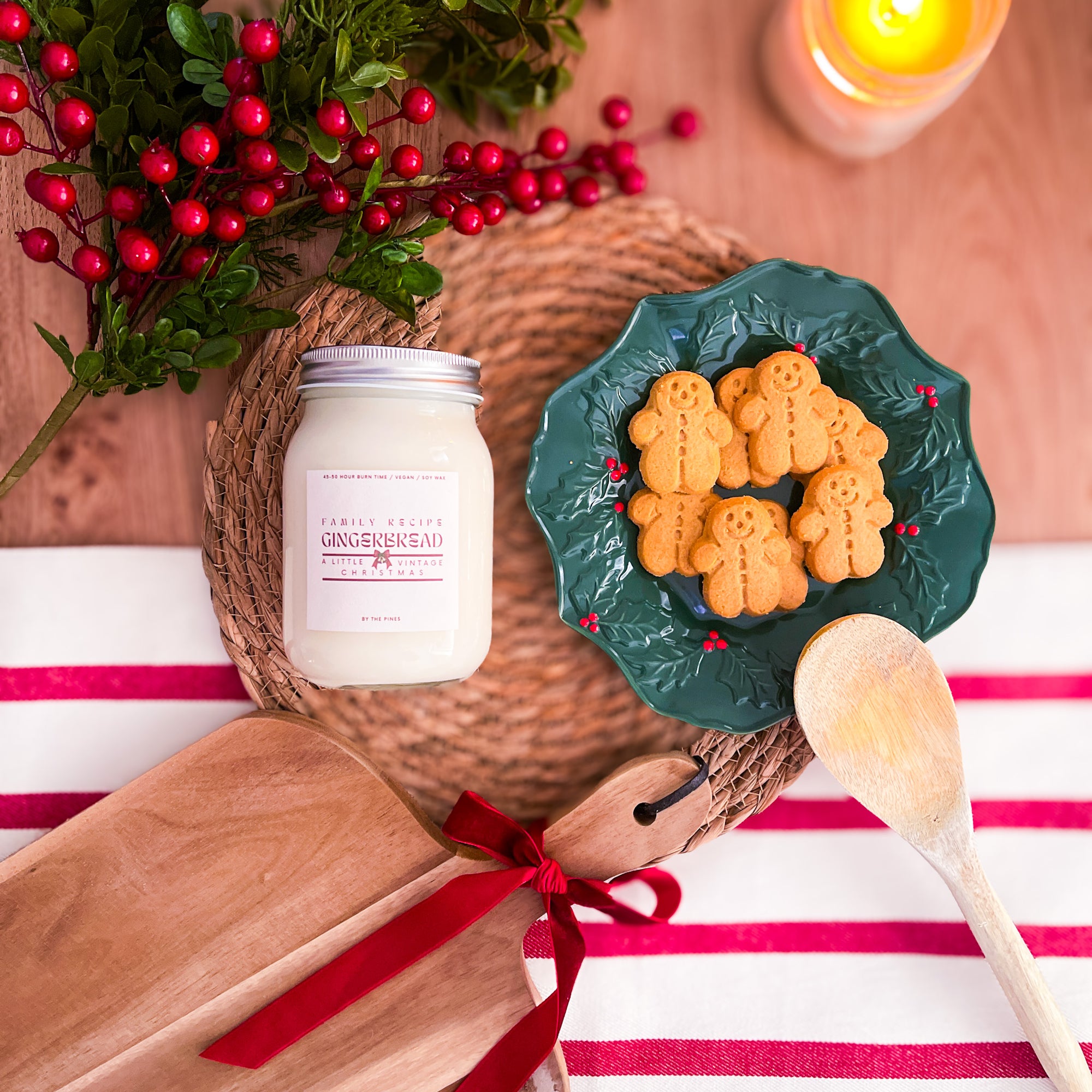 Family Recipe Gingerbread Christmas Farmhouse Candle