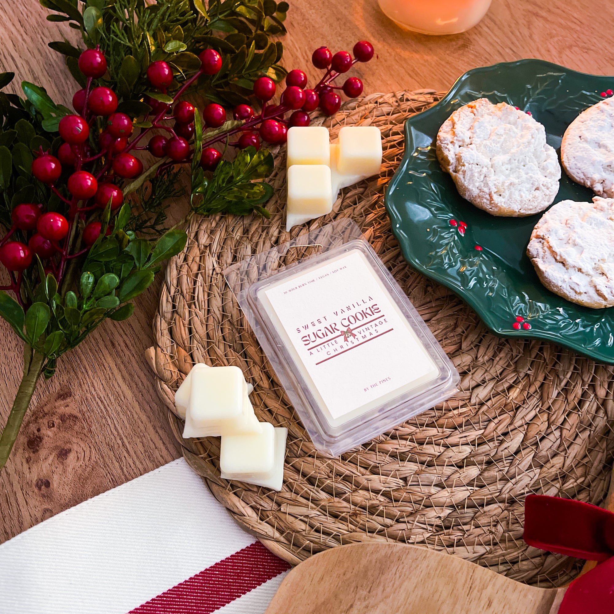 Sweet Vanilla Sugar Cookie Christmas Farmhouse Wax Melt