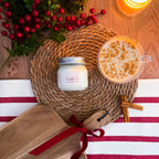 Festive Creamy Eggnog Christmas Farmhouse Candle
