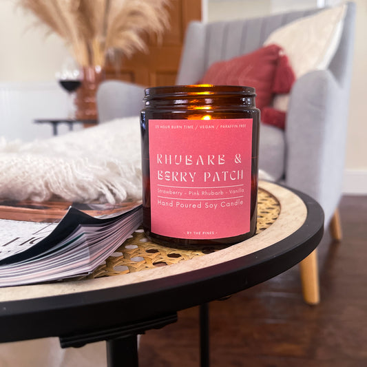 Rhubarb & Berry Patch Apothecary Candle