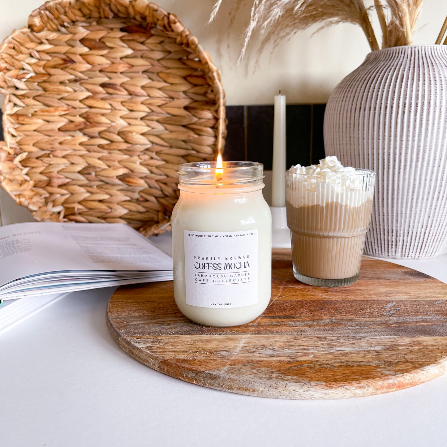 Farmhouse Freshly Brewed Coffee Mocha Candle