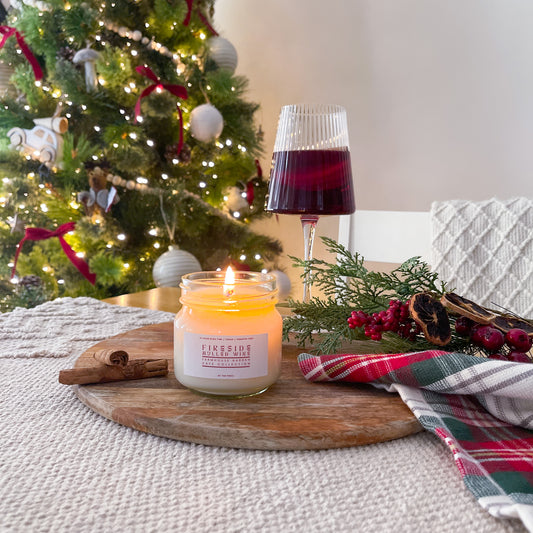 Festive Farmhouse Fireside Mulled Wine Candle