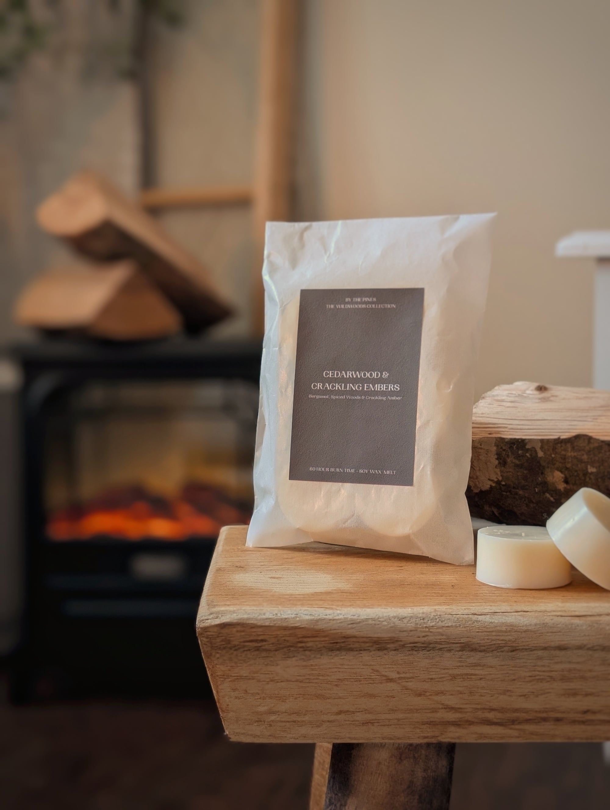 Cedarwood & Crackling Embers Wax Melt