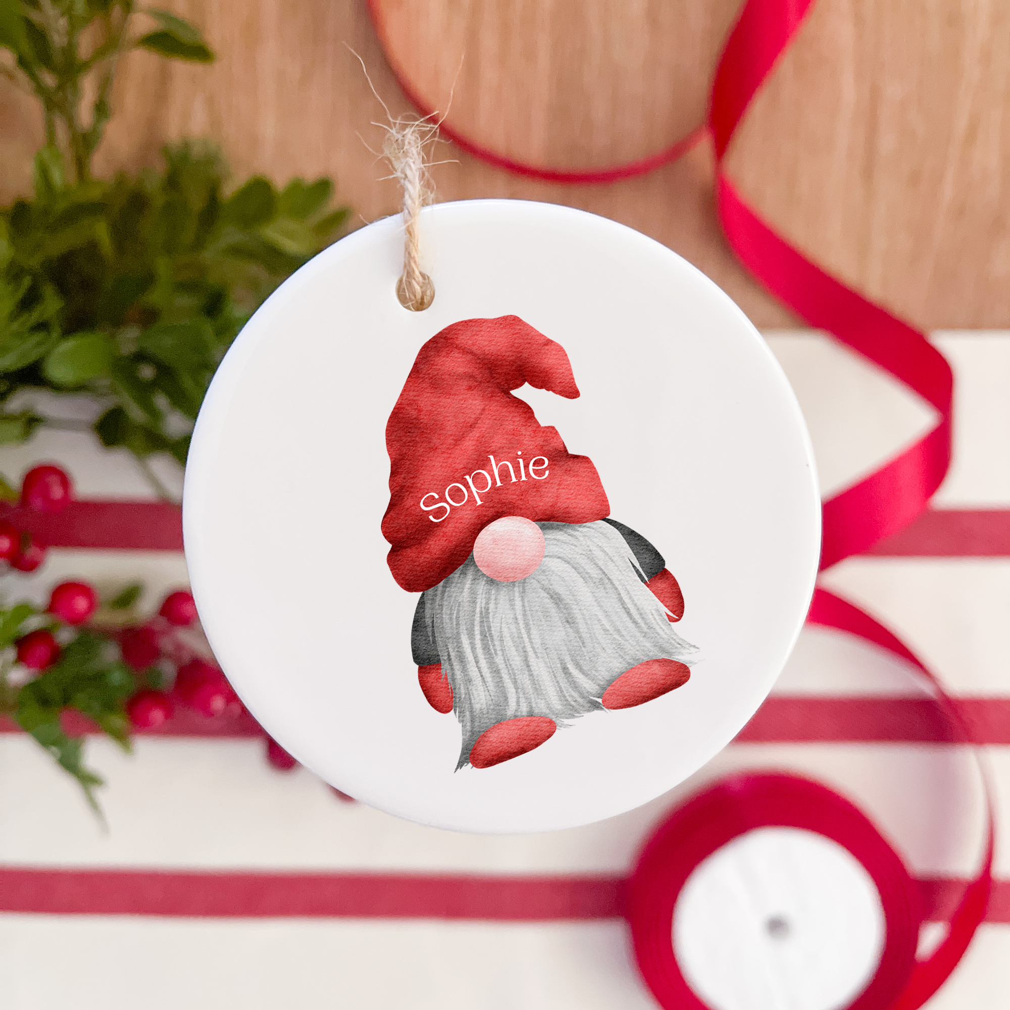 Christmas Gonk Ceramic