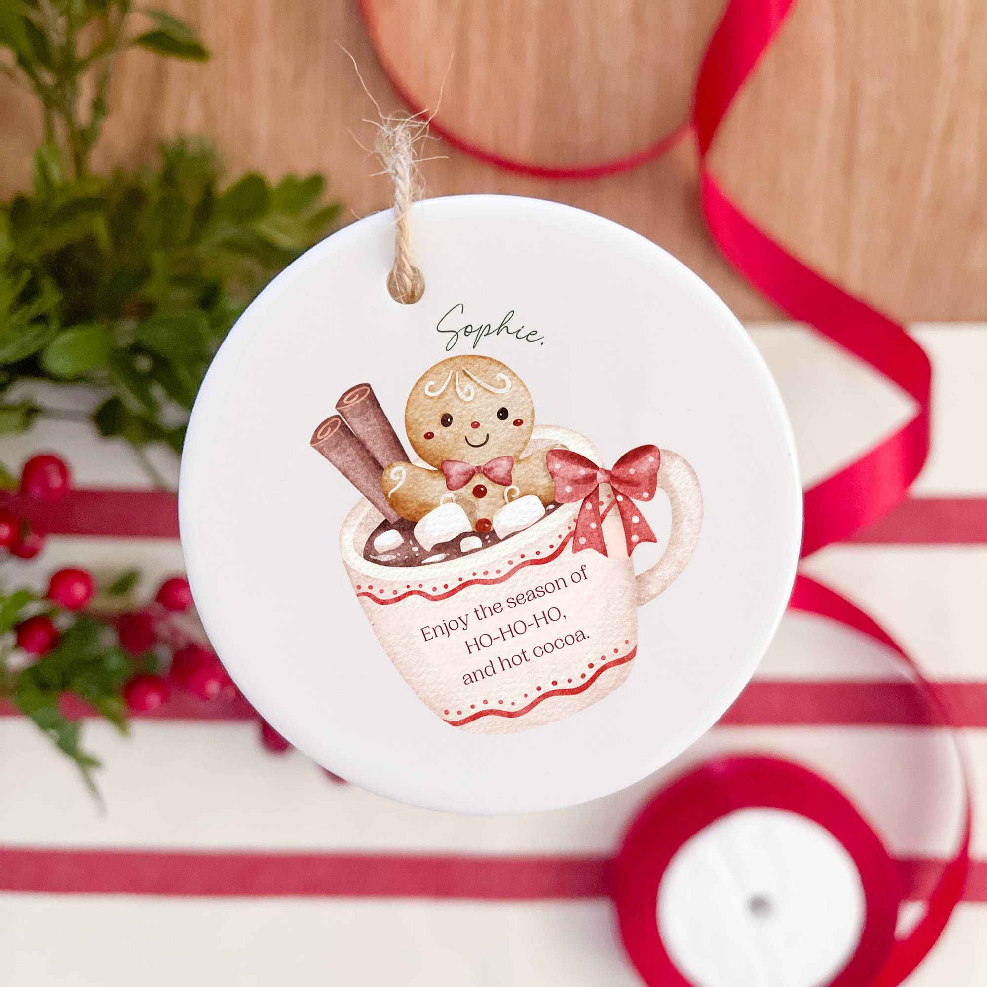 Christmas Hot Cocoa Ceramic