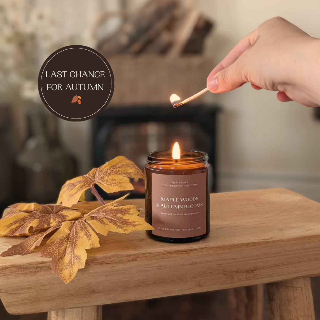 Maple Woods & Autumn Blooms Candle