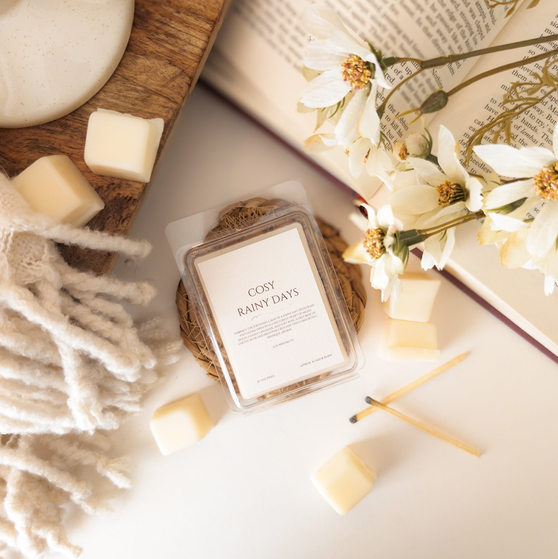 Cosy Rainy Days Wax Melt - Cottage Core Collection