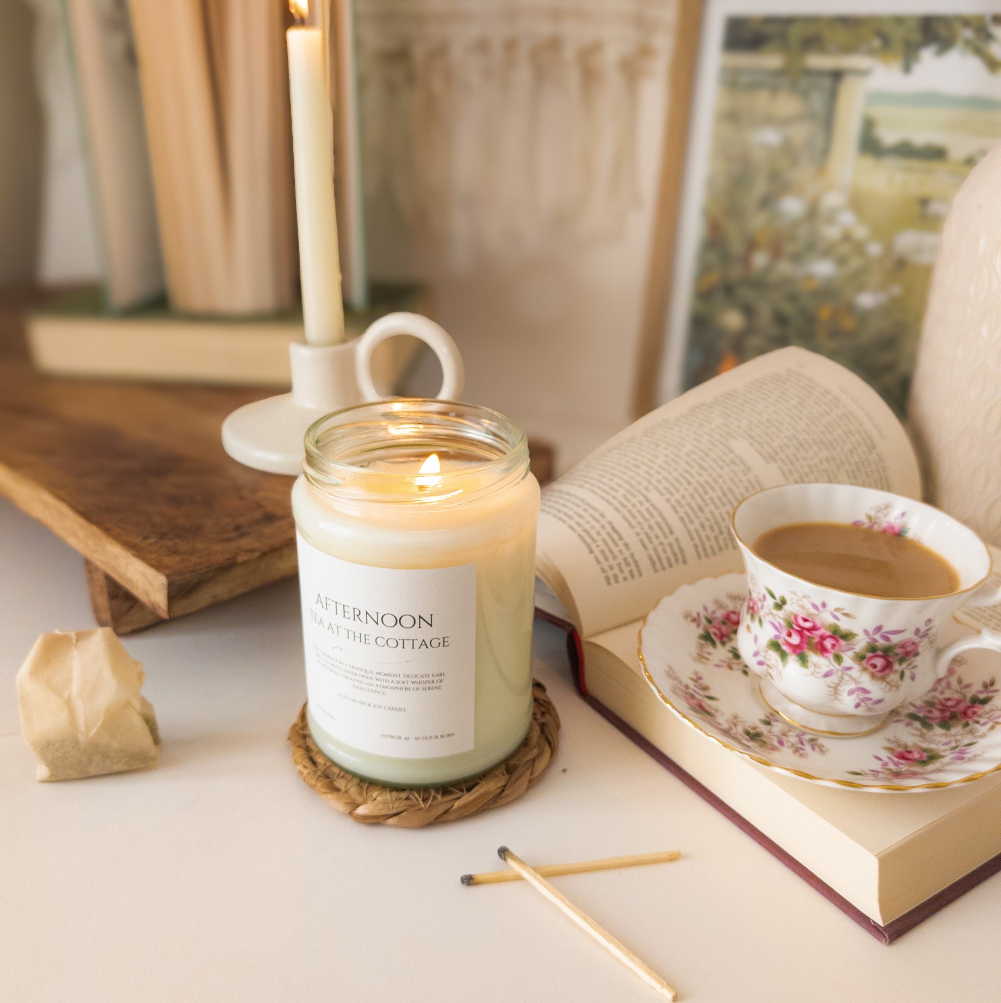 Afternoon Tea At The Cottage Candle - Cottage Core Collection