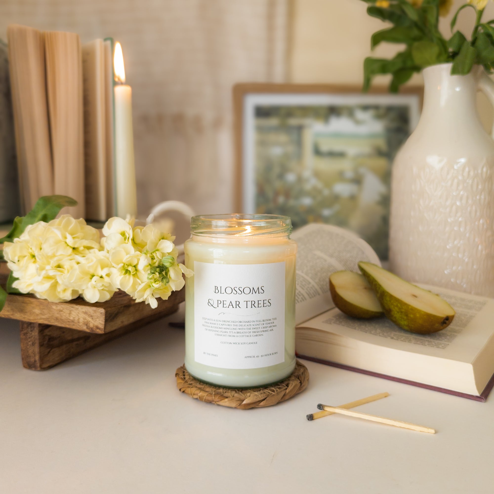 Blossoms & Pear Trees Candle - Cottage Core Collection