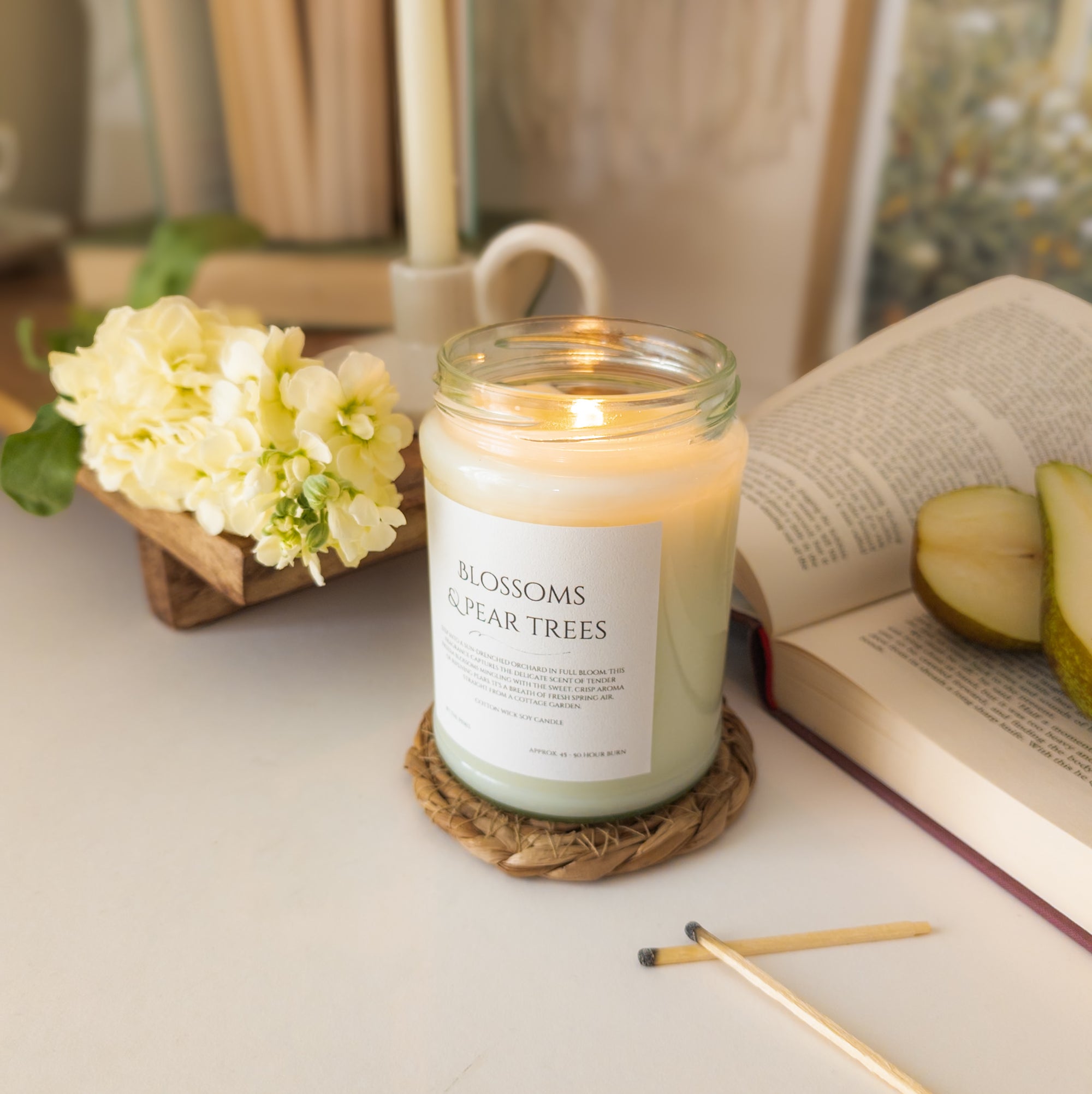 Blossoms & Pear Trees Candle - Cottage Core Collection